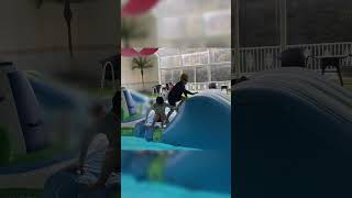 水上アスレチック#アスレチック#水上アスレチック#家族でおでかけ