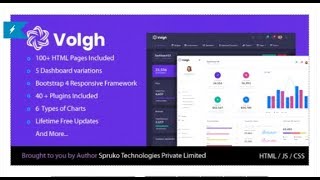Volgh - Admin & Dashboard HTML Template | Themeforest Templates