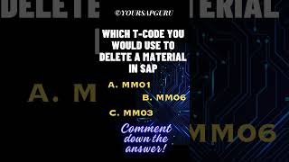 Day21 Level Up Your SAP Skills: Quiz Time with 100 days challenge #shorts#education#youtube#learning