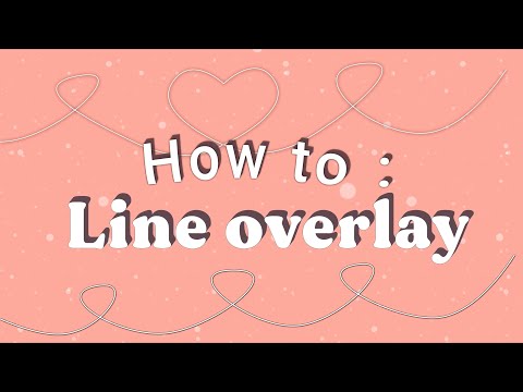 How to make line overlays on alight motion | alight motion tutorial