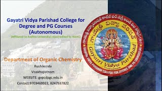Department of Organic Chemistry