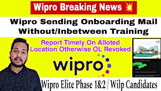 Wipro Remaining Candidates Onboarding Update | Wipro 12 June Onboarding | Pre-skilling Training