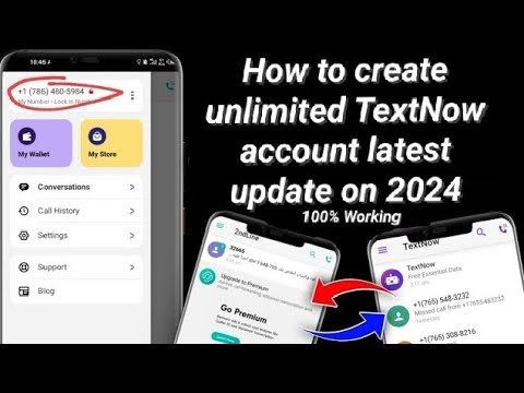 How_to_create_an_unlimited_TextNow_account_new_latest_update_2024_100%_working_triks🆕 @textnowinc
