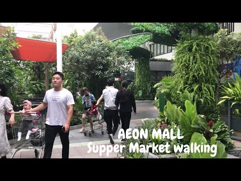 AEON Mall supper market walking around| Hanoi Vietnam walking tour 4K