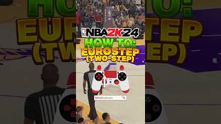 NBA 2K24 How to do Eurostep Layup Tutorial: 2K24 Controls Guide #nba2k24 #2k24 #2k