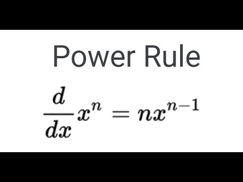 Simple Differentiation - Finding Derivatives using Power Rules