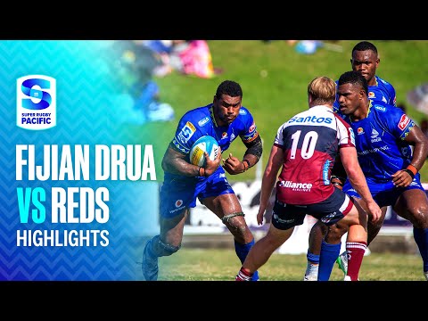 HIGHLIGHTS | Fijian Drua v Queensland Reds | Round 12, 2025