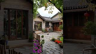 A Chinese village house.