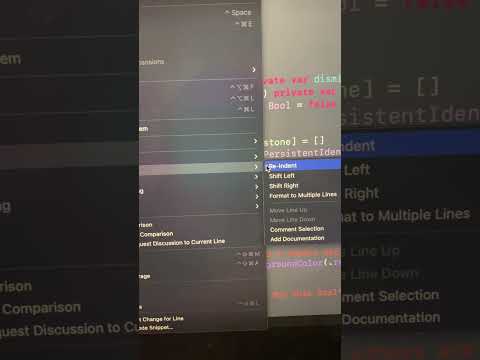 How to easily format your code in XCode. #swift #ios #xcode #iosapp #swiftui