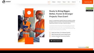 Amarou - Construction and Architecture WordPress Theme company electrician Easy Create Website
