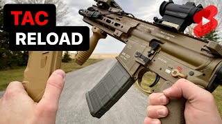 How to TAC RELOAD the Hk 416 (or AR15/M16) #Shorts