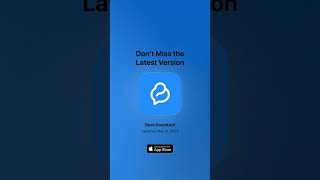 OpenAssistant (OpenAI Assistants=v2 on native iOS)