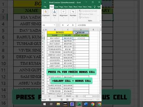 Stop Doing This in Excel! Do THIS Instead! ⚠️✅ #EXCEL #SHORTS #TRENDING #VIRAL
