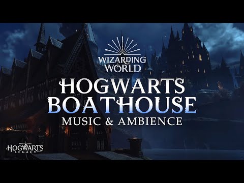 Hogwarts Boathouse | Harry Potter Music & Ambience, Hogwarts Legacy