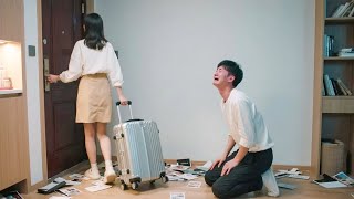 妻子收到丈夫和小三的不雅床照，當晚冷笑收拾行李淨身出戶，離婚協議一簽，丈夫跪地崩潰大哭悔得像條狗！