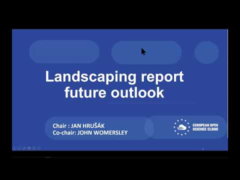 EOSC Consultation Day - 4.1 Landscaping report: Future outlook