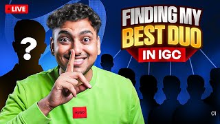 Finding my best duo in bgmi community || 2025 BMPS Luffy IGL #14 ft @teaminfgod