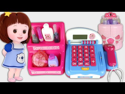 Baby Doli beauty shop shopping and hairshop