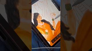 Day 2/15 (part-1) Ram & Sita — A Love Beyond Time 🕊️ |🙏💖#ramsita  #support #love #fyp #procreate