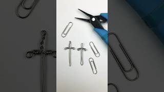Paperclip sword TUTORIAL @HeatherBoydWire #paperclips #sword #diyjewelry