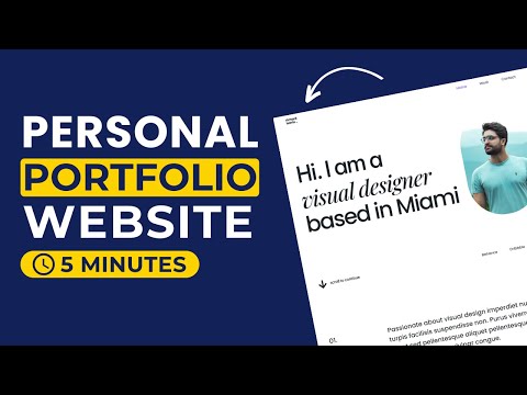 How To Make A Personal Portfolio Wordpress Website Using Elementor 2024 | Wordpres Portfolio Website