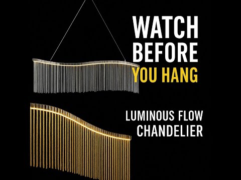 ShopWildThings Luminous Flow Chain Chandelier Instructions