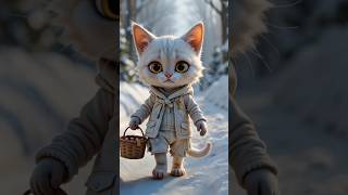Smart Cat 🐱 Shopping Sabzi 🥦 & Eating Like a Queen 👑 | Funny Animal Video 😂 #SmartCat  #ViralCat