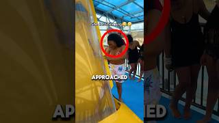 She lost her wig on the slide! 😂 #shorts