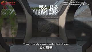 The layout of Chinese courtyard house in ancient China