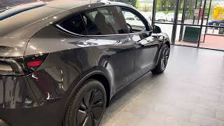 Tesla Model Y Juniper in Stealth Grey | 19" Crossflow Wheels | Walkaround & Interior Preview