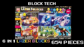 Block Tech: 6 In 1 Lazer Blocks