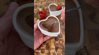 2 INGREDIENT CHOCOLATE MOUSSE, ready in 5 mins 😍🍫 #chocolate #dessert #recipe #easyrecipe #foodie
