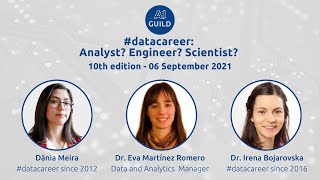 #datacareer - Analyst? Engineer? Scientist? - 10th Edition with Special Guest: Eva Martínez Romero