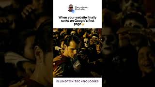 When Your Website Finally Ranks #1 on Google! #seo #sem #ellingtontech #seotips
