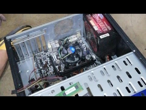 CONNECTING PSU, HDD, RAM, GPU IN THE MOTHERBOARD--KRJ TECH #COMPUTER #MOTHERBOARD