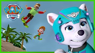 珠珠拯救暴风雪中的露营者！- PAW Patrol 汪汪队立大功 - 儿童卡通