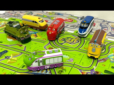 Mini Chuggington☆Use the puzzle rails to make the trains run!