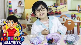 Rainbow Crystals DIY Science Experiment at Home for Kids
