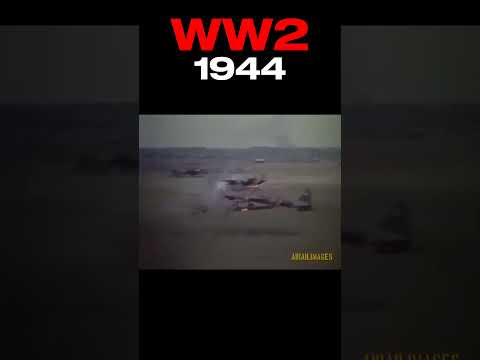 WW2 combat footage | colored and enhanced.