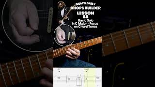 Lesson 88 - Play This Basic Solo In C Major: Focus On Chord Tones