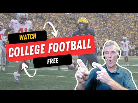 How to Watch College Football for FREE Without Cable TV