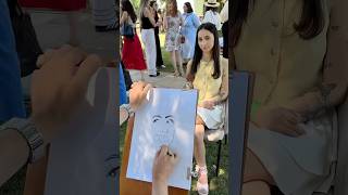 TooBeautiful for Just a Caricature #creativeprocess #funnyart  #portraitdrawing #viralart #speedart