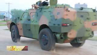中国空降兵部队列装某型轮式装甲车