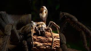 Spider and snake #snake #spider #aivideoshorts