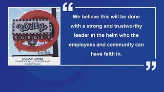 Owner of Willy Burger, Crown Pizza says restaurant closures are temporary
