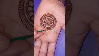 mehndi design🤎🤍 #creativehenna #himanshisharma #short2025