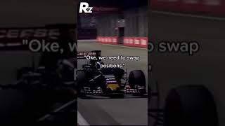Max verstappen defying team orders in Singapore