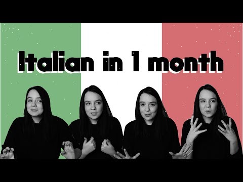 HOW MUCH ITALIAN CAN YOU LEARN IN 1 MONTH? // 🇮🇹