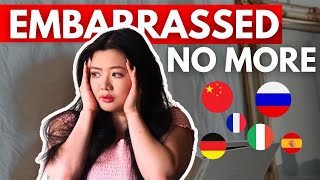 5 ways to overcome embarrassment + feel CONFIDENT in language learning