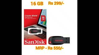 Sandisk 16GB pendrive USB 2.0 low price #Shorts #Sandisk #pendrive #HP